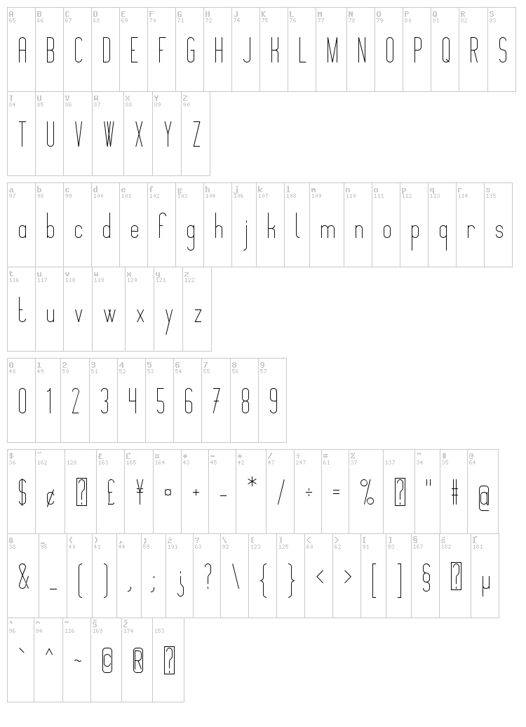 Montepetrum font map